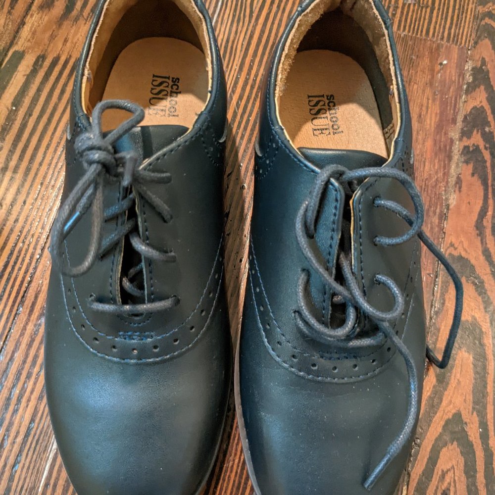 Girls Navy Blue Uniform School Shoes